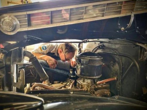 Mechanic at work